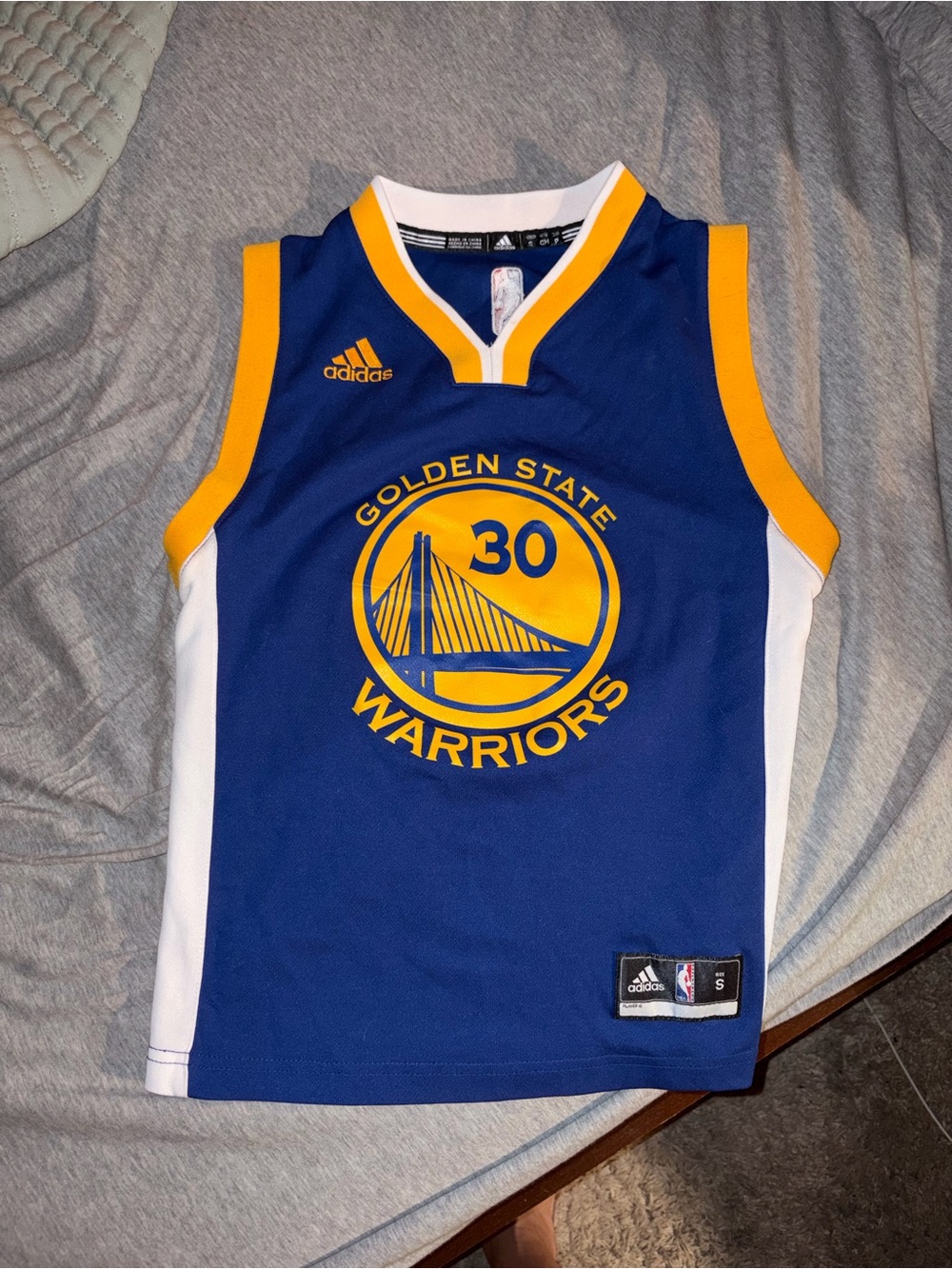 adidas Steph Curry Golden State Warriors Jersey